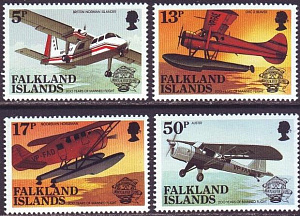 Фалкленды, Самолёты, 1983, 4 марки
